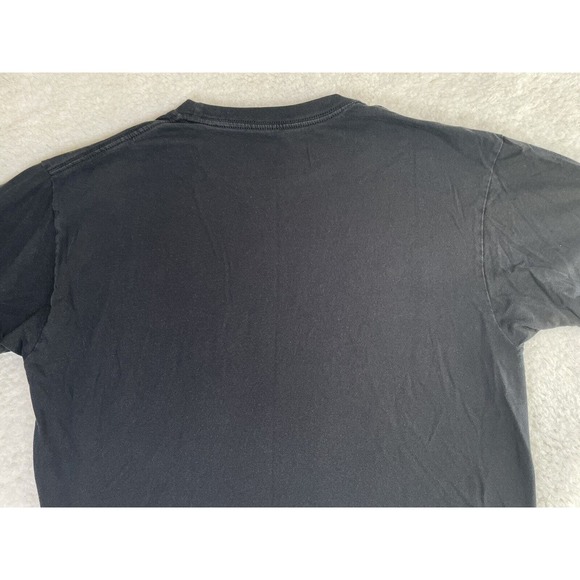 Billabong Shirt Mens Large Black Short Sleeve Surf Logo Graphic California Beach - Picture 7 of 8